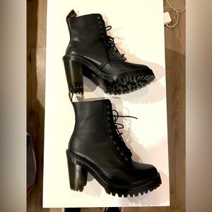 Doc Marten platform heel boots